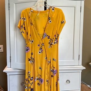 Gorgeous Free People floral maxi dress, Size L